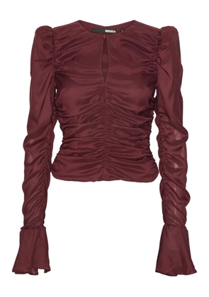 ROTATE BIRGER CHRISTENSEN ruched blouse - Red