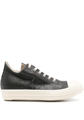 Rick Owens DRKSHDW lace-up printed sneakers - Black