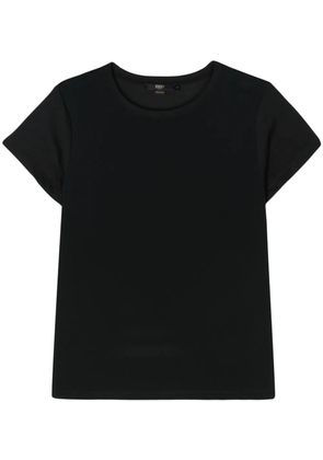 Seventy round-neck panelled T-shirt - Black