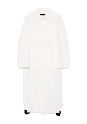 ALAINPAUL fuseau trench coat - White