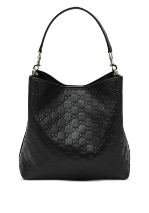 Gucci medium GG emblem tote bag - Black