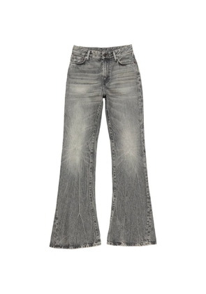 Acne Studios flared patch jeans - Black