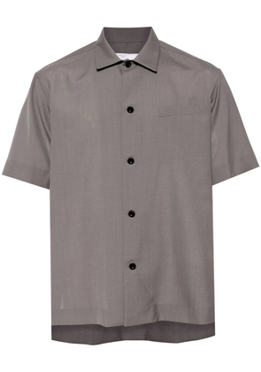 sacai Suiting shirt - Neutrals