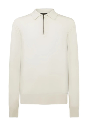 Belstaff Kyle knitted polo shirt - Neutrals