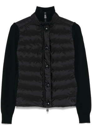 Moncler Grenoble padded cardigan - Black