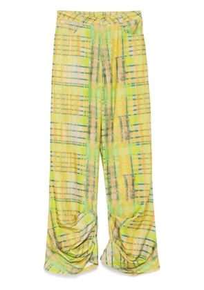 Collina Strada Dante graphic-print trousers - Green