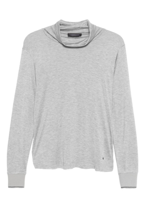Lorena Antoniazzi high-neck long-sleeve T-shirt - Grey