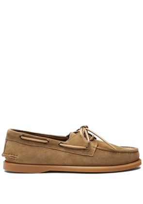 Scarosso Morgan boat shoes - Neutrals