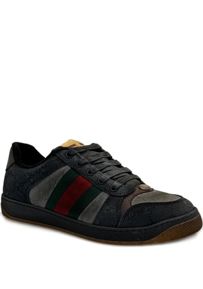 Gucci striped screener sneaker - Black