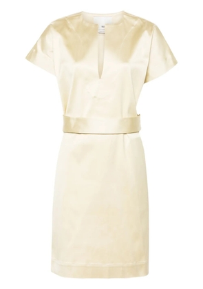 SA SU PHI Asia belted mini dress - Yellow