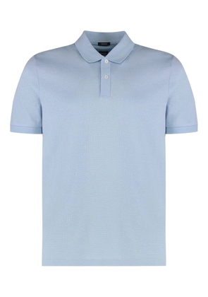 BOSS Parlay textured polo shirt - Blue
