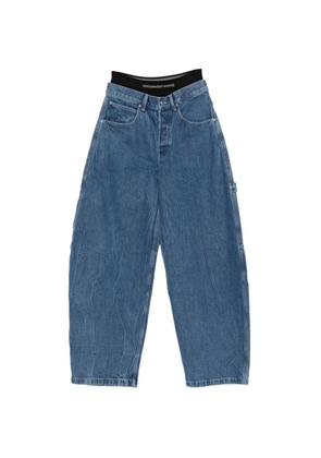 Alexander Wang cotton mid-rise jeans - Blue