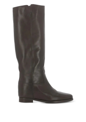 Julie Dee side-vents round-toe boots - Brown