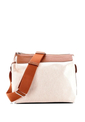 Hermès Pre-Owned R.M.S 12H Bag Toile and Leather shoulder bag - Brown