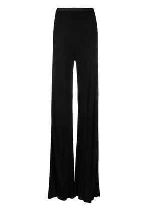 Rick Owens Lilies high-waisted long-length trousers - Black