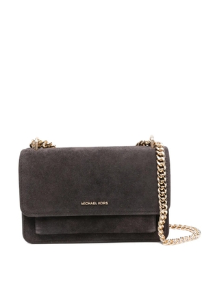 Michael Kors Claire suede shoulder bag - Brown