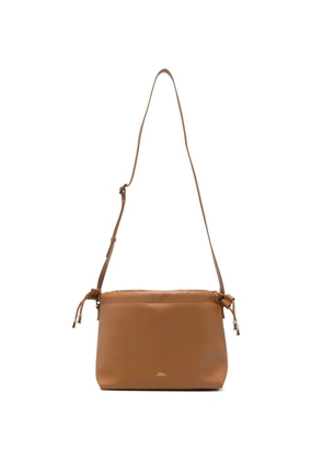 A.P.C. Ninon drawstring shoulder bag - Brown