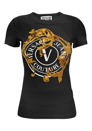 Versace Jeans Couture baroque-print T-shirt - Black