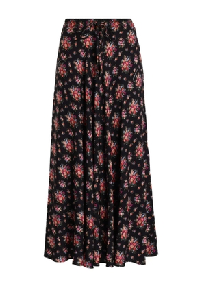 Dolce & Gabbana floral midi skirt - Black
