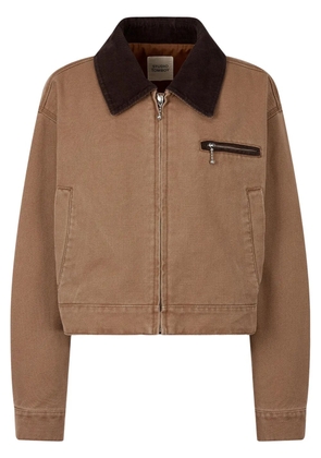 TOMBOY corduroy-collar cropped jacket - Neutrals