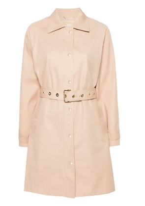 Michael Michael Kors twill midi trench coat - Neutrals