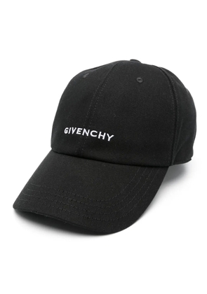 Givenchy logo-embroidered cap - Black