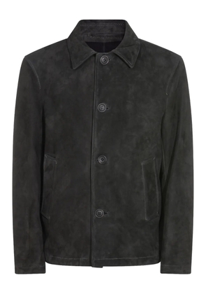 Salvatore Santoro buttoned leather jacket - Grey