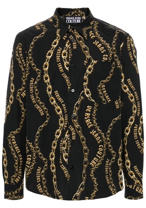 Versace Jeans Couture Chain Couture cotton shirt - Black