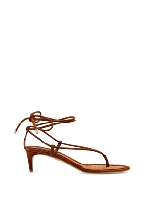 DSQUARED2 wraparound-thong sandals - Brown