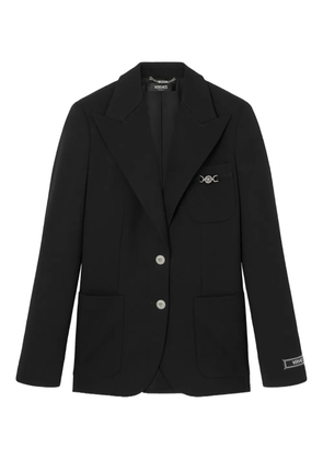 Versace buttoned blazer - Black