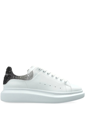 Alexander McQueen embellished-heel sneakers - White