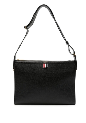 Thom Browne 4-Bar leather crossbody bag - Black