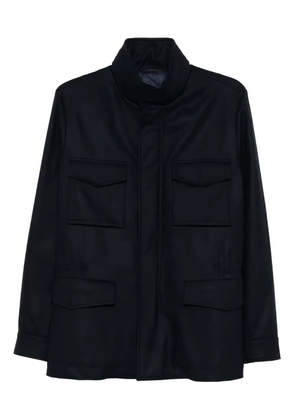 Boglioli pocket funnel-neck jacket - Blue