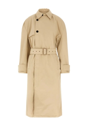 ENTIRE STUDIOS cape-detail trench coat - Neutrals
