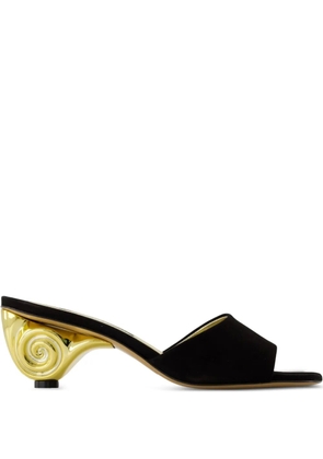 Carel Paris 50mm Naiade spiral-heel sandals - Black