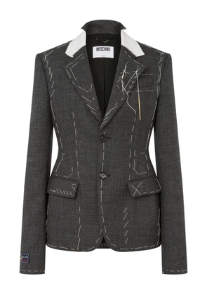 Moschino tailored wool blazer - Grey