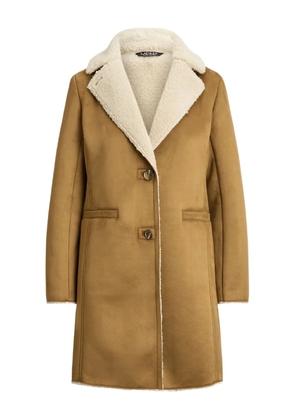 Lauren Ralph Lauren faux-fur collar coat - Brown