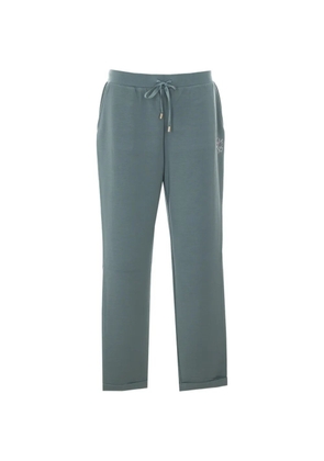 LIU JO drawstring logo track pants - Green