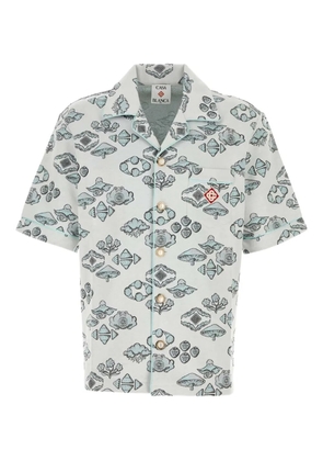 Casablanca embroidered jacquard shirt - Grey
