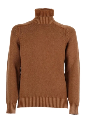 Circolo 1901 high-neck wool sweater - Brown