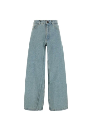 Soeur button-fastening wide-leg jeans - Blue