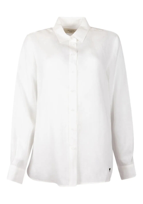 Weekend Max Mara cuffs logo shirt - White