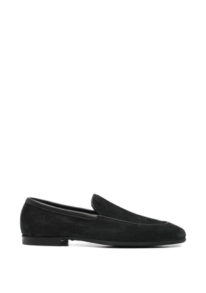 John Lobb flat leather loafers - Black