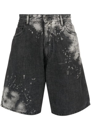Diesel dyed effect denim shorts - Grey