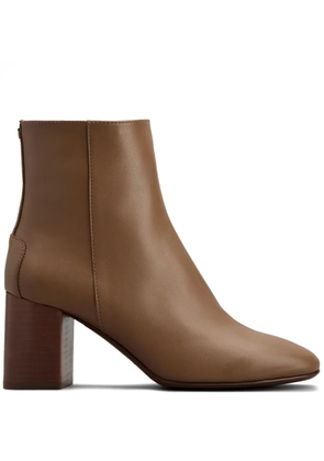 Tod's 70mm leather ankle boots - Brown