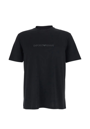 Emporio Armani logo T-shirt - Black