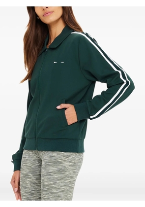 The Upside zip-front stripe-detail jacket - Green