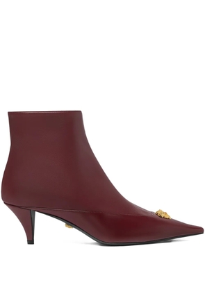 Versace 55mm La Medusa pointed-toe boots - Red