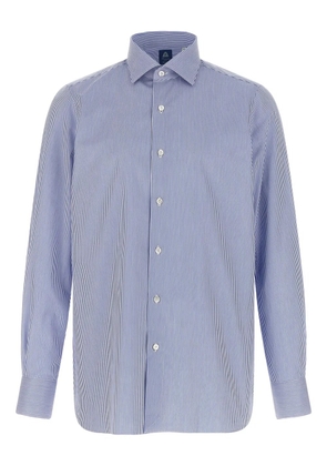 Finamore 1925 Napoli striped button-cuffed shirt - Blue