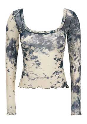 Roberto Cavalli Appaloosa-print T-shirt - Blue